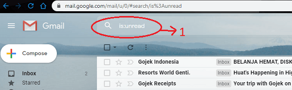 unread cara menghapus email lama di gmail