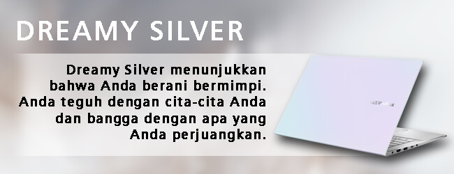 dreamy silver asus vivobook s14 s433