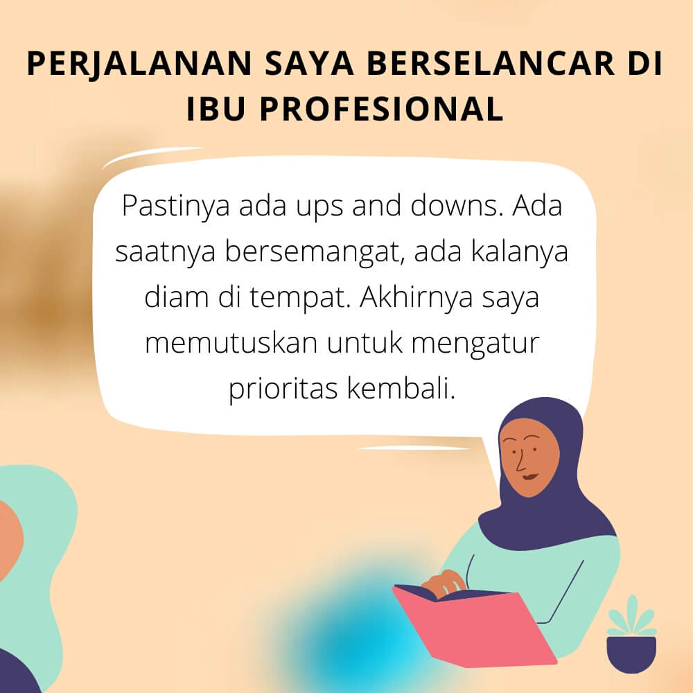 Perjalanan saya di ibu profesional