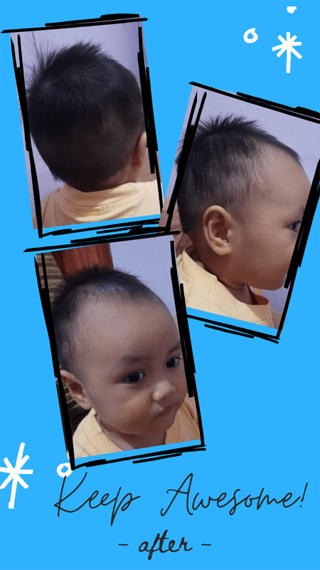 after potong rambut Kabay 21 Bulan honeymoonjournal
