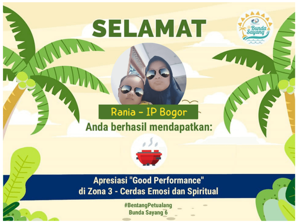 high ending energy badge bunda sayang ibu profesional zona 3 good performance