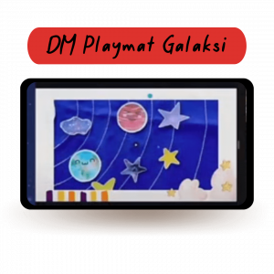 diy playmat galaksi