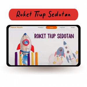 roket tiup sedotan
