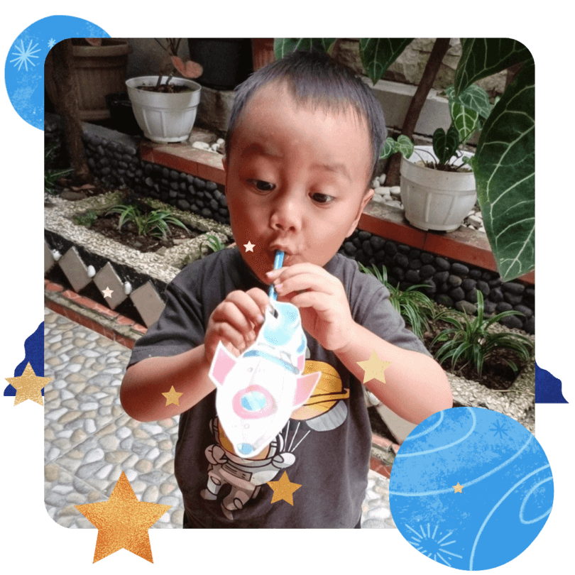 thariq roket sedotan paddle pop