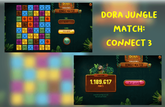 dora match connect games plays org