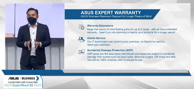 ASUS ExpertBook B5 garansi 1
