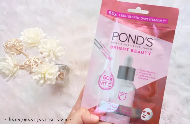 komposisi ponds triple glow serum maskserum pencerah wajah ponds triple glow serum