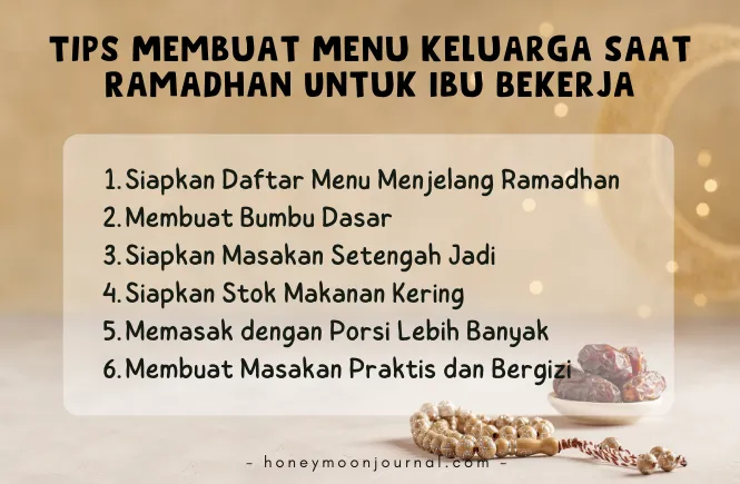 tips menu ramadhan ibu bekerja