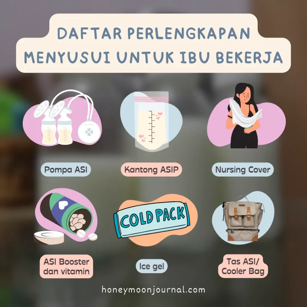 daftar perlengkapan menyusui untuk ibu bekerja